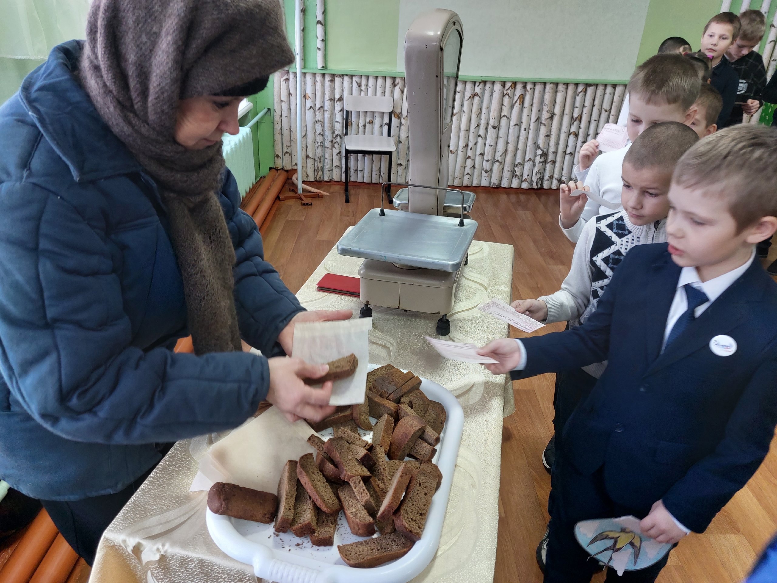 Акция &amp;quot; Блокадный хлеб &amp;quot;.